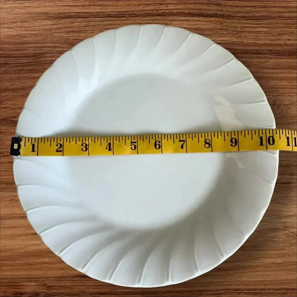 Sheffield Vintage Bone White Porcelain Fine China Dinner Plate 2 Pieces 10.25" - Picture 8 of 8